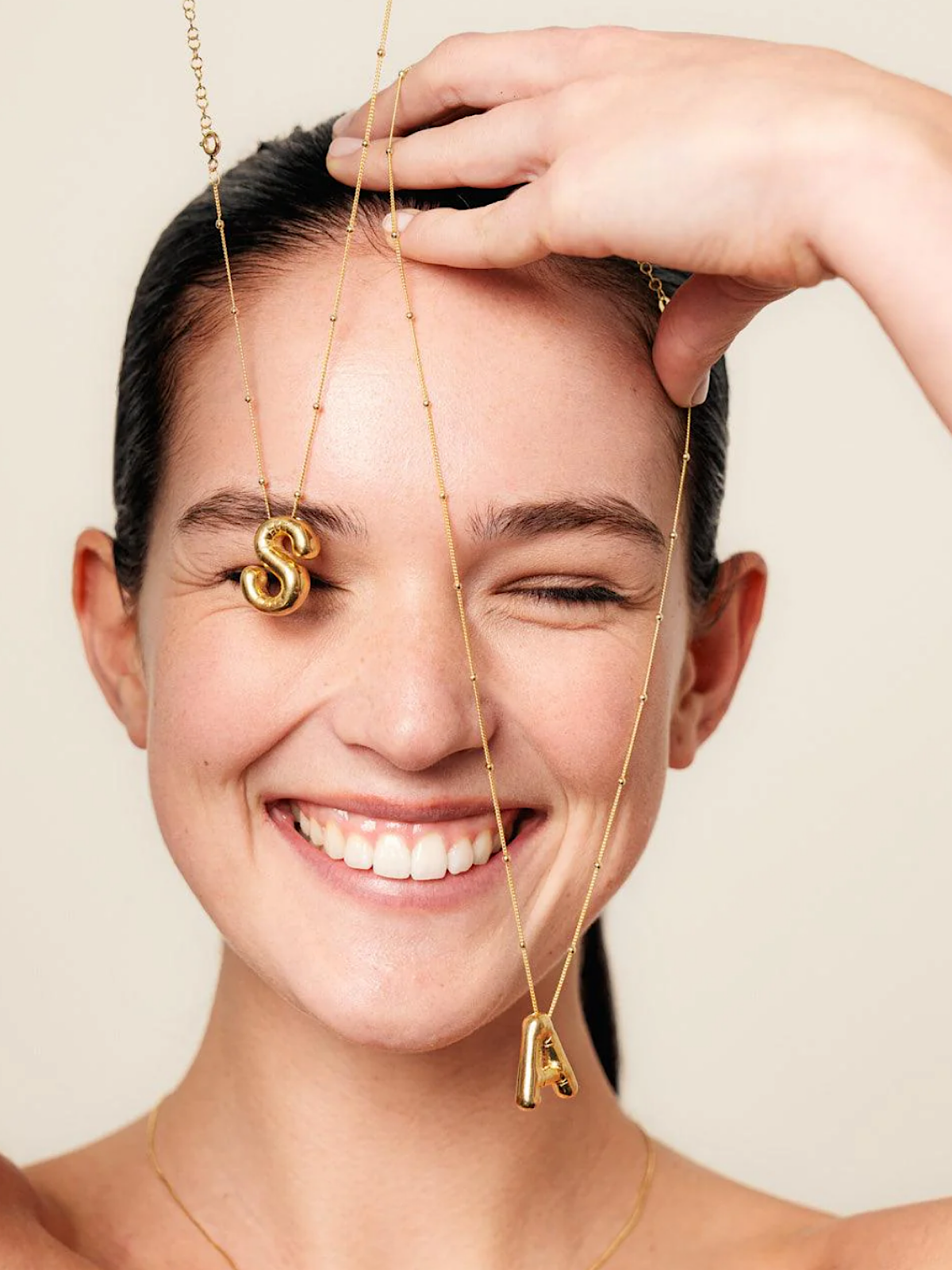 Bubble Letter Necklace